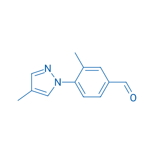 3-Methyl-4-(4-methyl-1h-pyrazol-1-yl)benzaldehyde 1g