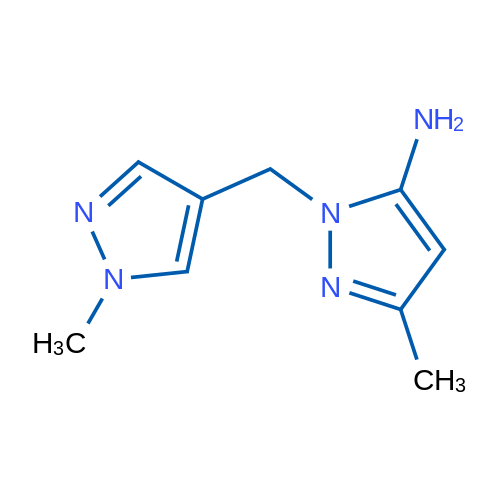 3-MEthyl-1-[(1-methyl-1h-pyrazol-4-yl)methyl]-1h-pyrazol-5-amine 250mg