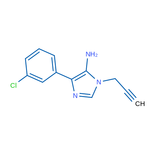 4-(3-Chlorophenyl)-1-(prop-2-yn-1-yl)-1H-imidazol-5-amine 1g