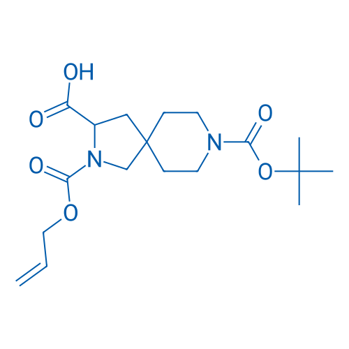 2-((Allyloxy)carbonyl)-8-(tert-butoxycarbonyl)-2,8-diazaspiro[4.5]decane-3-carboxylic acid 100mg