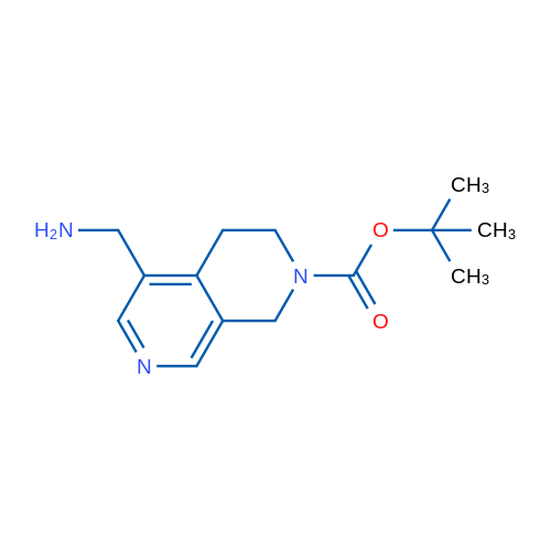 tert-Butyl 5-(aminomethyl)-3,4-dihydro-2,7-naphthyridine-2(1H)-carboxylate 100mg
