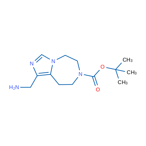 tert-Butyl 1-(aminomethyl)-8,9-dihydro-5H-imidazo[1,5-d][1,4]diazepine-7(6H)-carboxylate 1g
