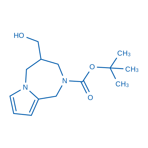 tert-Butyl 4-(hydroxymethyl)-4,5-dihydro-1H-pyrrolo[1,2-a][1,4]diazepine-2(3H)-carboxylate 100mg
