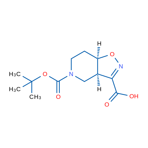 cis-5-(tert-Butoxycarbonyl)-3a,4,5,6,7,7a-hexahydroisoxazolo[4,5-c]pyridine-3-carboxylic acid 250mg