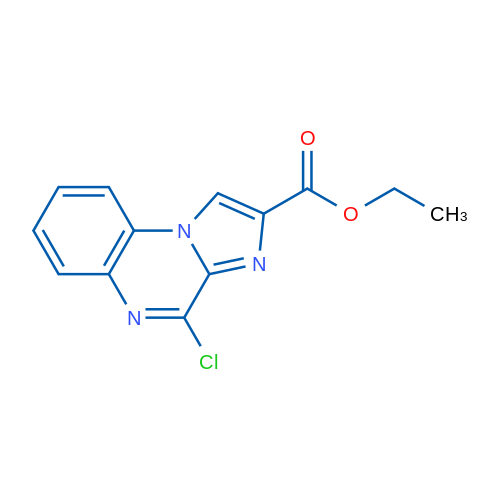 Ethyl 4-chloroimidazo[1,2-a]quinoxaline-2-carboxylate 1g