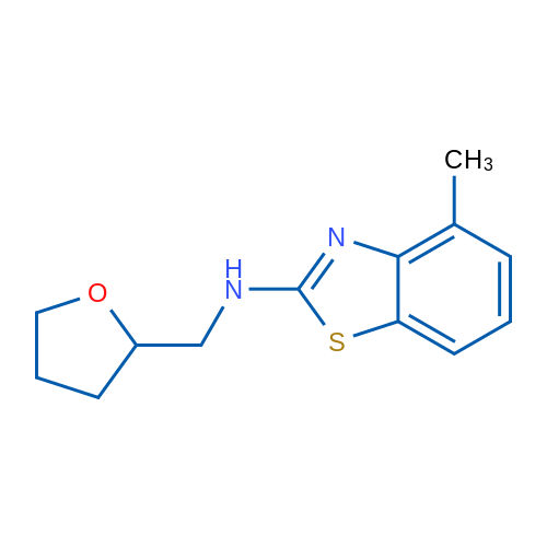 4-methyl-N-((tetrahydrofuran-2-yl)methyl)benzo[d]thiazol-2-amine 1g