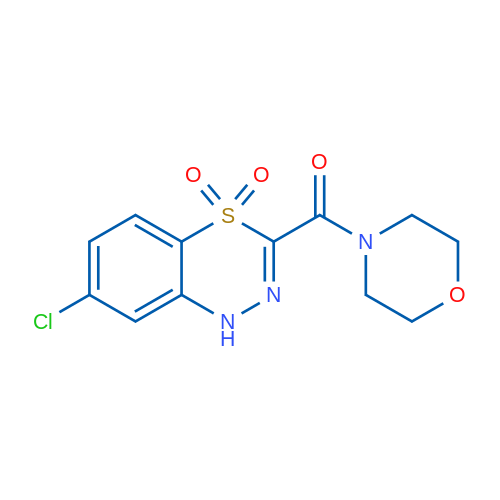 (7-Chloro-4,4-dioxido-1H-benzo[e][1,3,4]thiadiazin-3-yl)(morpholino)methanone 1g