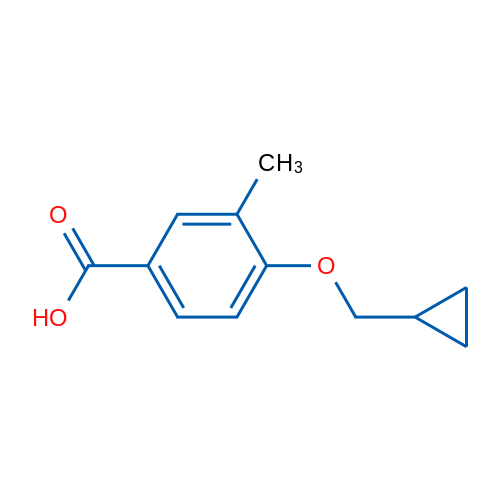 4-(Cyclopropylmethoxy)-3-methylbenzoic Acid 5g