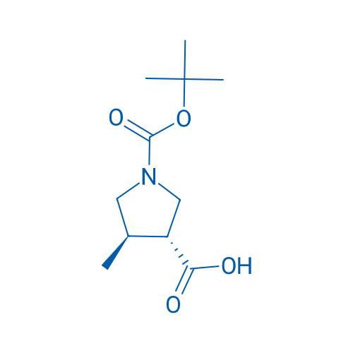 (3R,4R)-rel-1-(tert-Butoxycarbonyl)-4-methylpyrrolidine-3-carboxylic acid 100mg