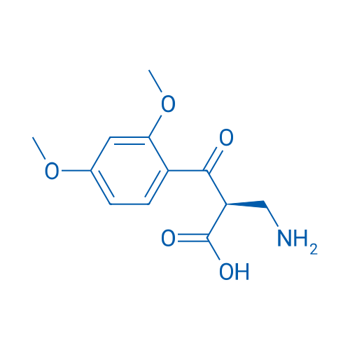 (R)-2-(Aminomethyl)-3-(2,4-dimethoxyphenyl)-3-oxopropanoic acid 1g
