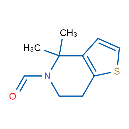 4,4-Dimethyl-6,7-dihydrothieno[3,2-c]pyridine-5(4H)-carbaldehyde 1g