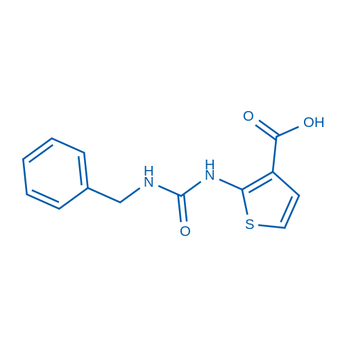 2-(3-Benzylureido)thiophene-3-carboxylic acid 1g