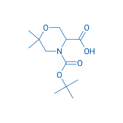 4-(tert-Butoxycarbonyl)-6,6-dimethylmorpholine-3-carboxylic acid 1g
