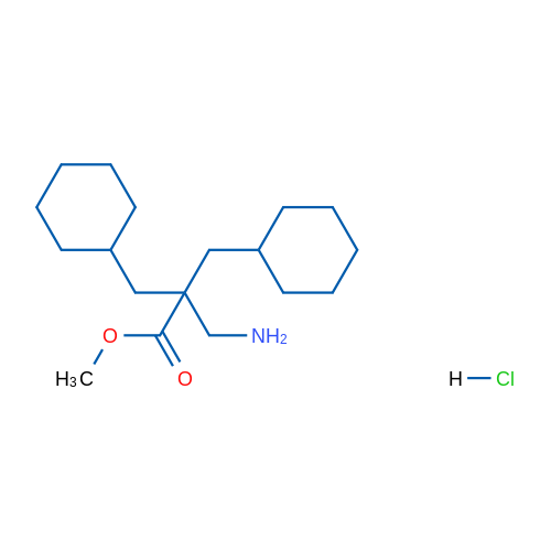 Methyl 3-amino-2,2-bis(cyclohexylmethyl)propanoate hydrochloride 1g