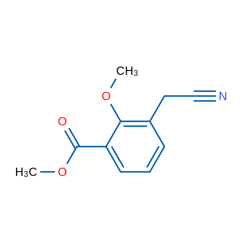 Methyl 3-(cyanomethyl)-2-methoxybenzoate 1g