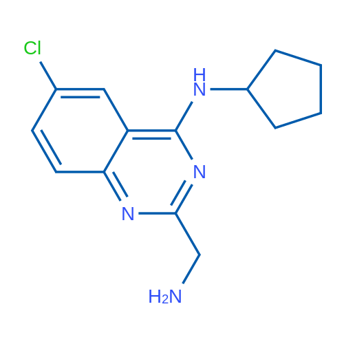 2-(Aminomethyl)-6-chloro-N-cyclopentylquinazolin-4-amine 5g