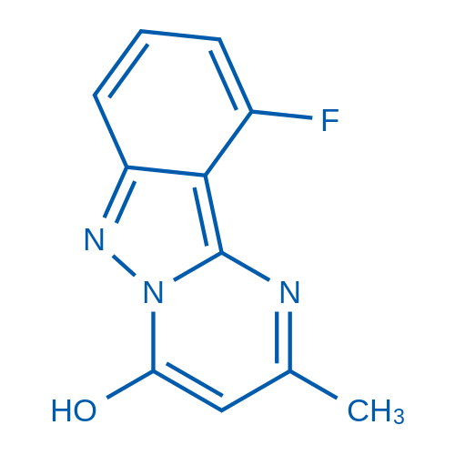 10-Fluoro-2-methylpyrimido[1,2-b]indazol-4-ol 250mg