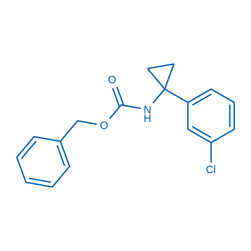 Benzyl (1-(3-chlorophenyl)cyclopropyl)carbamate 1g