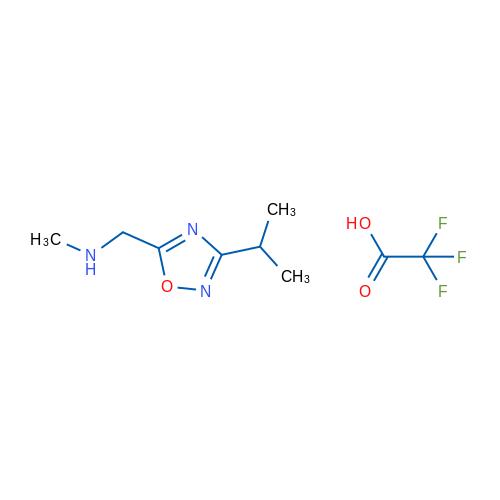 [(3-Isopropyl-1,2,4-oxadiazol-5-yl)methyl]methylamine trifluoroacetate 5g