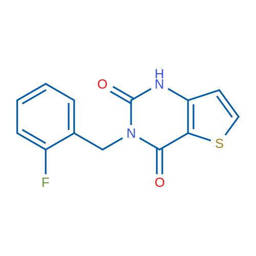 3-[(2-Fluorophenyl)methyl]-1H,2H,3H,4H-thieno[3,2-d]pyrimidine-2,4-dione 1g