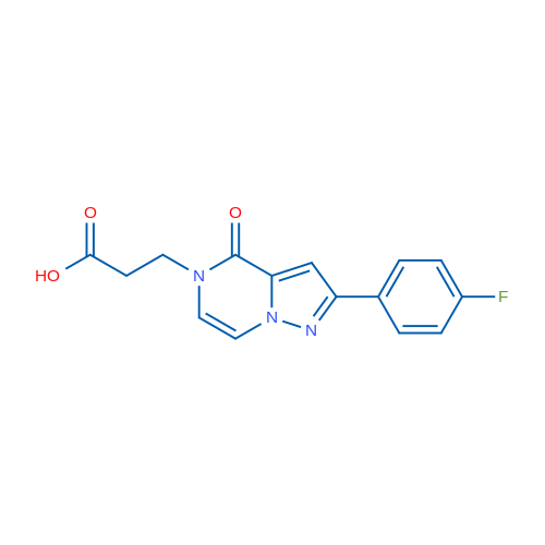 3-[2-(4-Fluorophenyl)-4-oxo-4H,5H-pyrazolo[1,5-a]pyrazin-5-yl]propanoic acid 1g