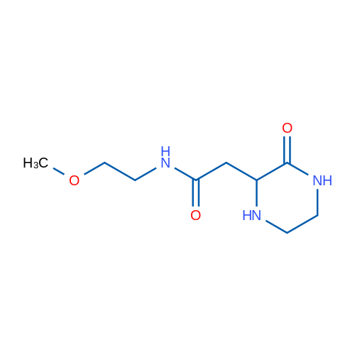 N-(2-MEthoxyethyl)-2-(3-oxopiperazin-2-yl)acetamide 1g