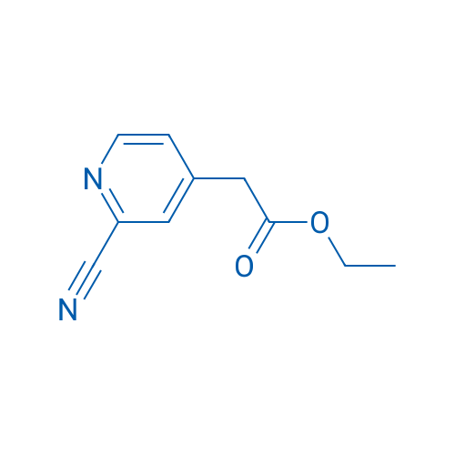 Ethyl 2-(2-cyanopyridin-4-yl)acetate 250mg