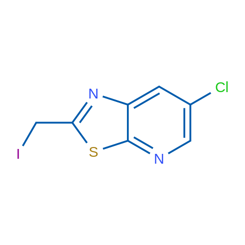 6-Chloro-2-(iodomethyl)thiazolo[5,4-b]pyridine 1g