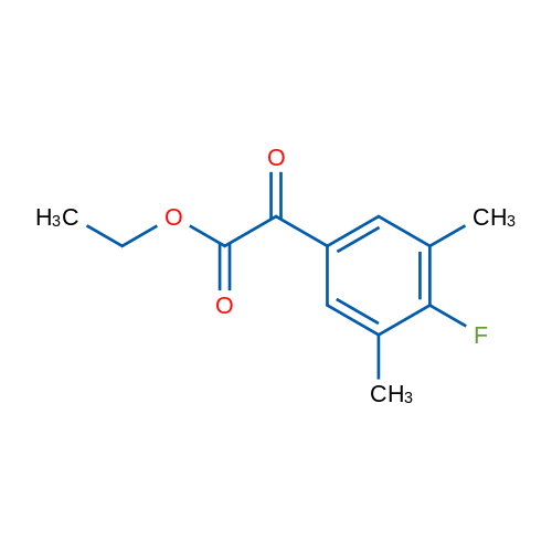 Ethyl 2-(4-fluoro-3,5-dimethylphenyl)-2-oxoacetate 1g