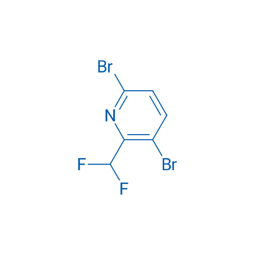 3,6-Dibromo-2-(difluoromethyl)pyridine 1g