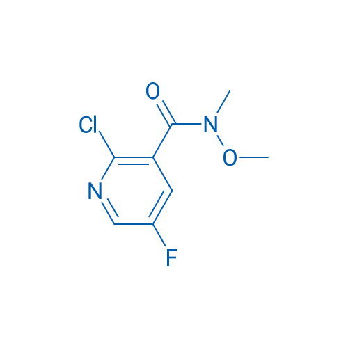 2-Chloro-5-fluoro-N-methoxy-N-methylnicotinamide 1g