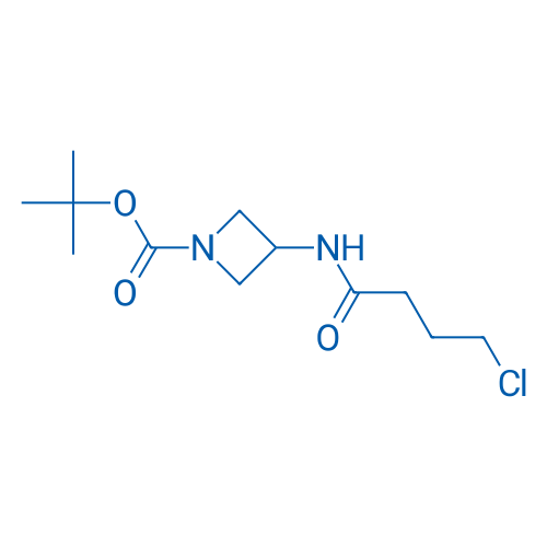 tert-Butyl 3-(4-chlorobutanoylamino)azetidine-1-carboxylate 250mg