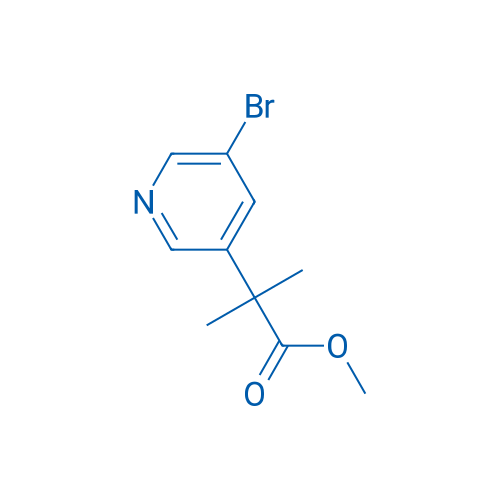 Methyl 2-(5-bromopyridin-3-yl)-2-methylpropanoate 250mg