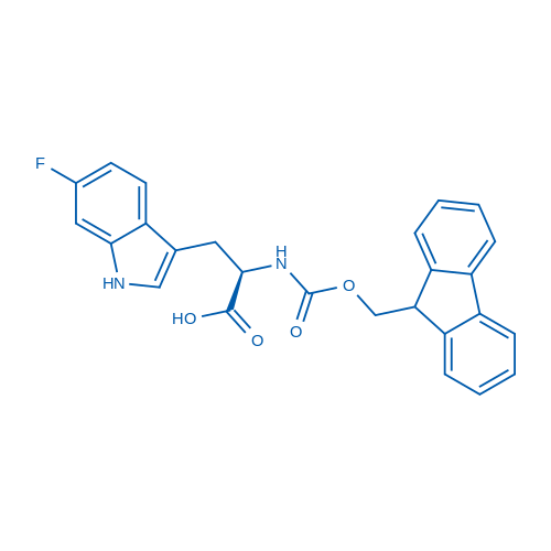 N-Fmoc-6-fluoro-D-tryptophan 100mg