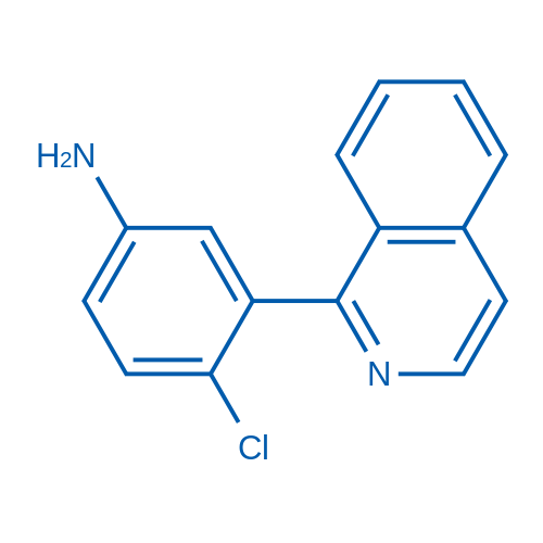 4-CHLORO-3-(ISOQUINOLIN-1-YL)ANILINE 1g