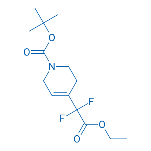tert-Butyl 4-(2-ethoxy-1,1-difluoro-2-oxoethyl)-5,6-dihydropyridine-1(2H)-carboxylate 250mg