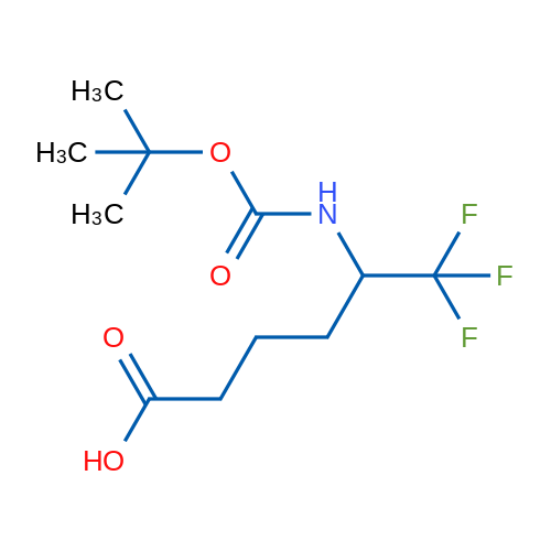 5-{[(tert-butoxy)carbonyl]amino}-6,6,6-trifluorohexanoic acid 1g