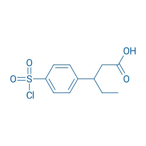 3-[4-(Chlorosulfonyl)phenyl]pentanoic acid 1g