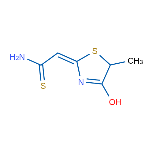2-[(2E)-4-Hydroxy-5-methyl-2,5-dihydro-1,3-thiazol-2-ylidene]ethanethioamide 1g