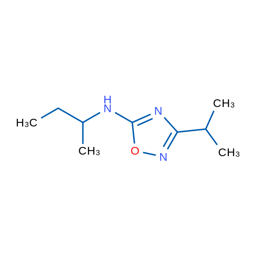 N-(butan-2-yl)-3-(propan-2-yl)-1,2,4-oxadiazol-5-amine 1g
