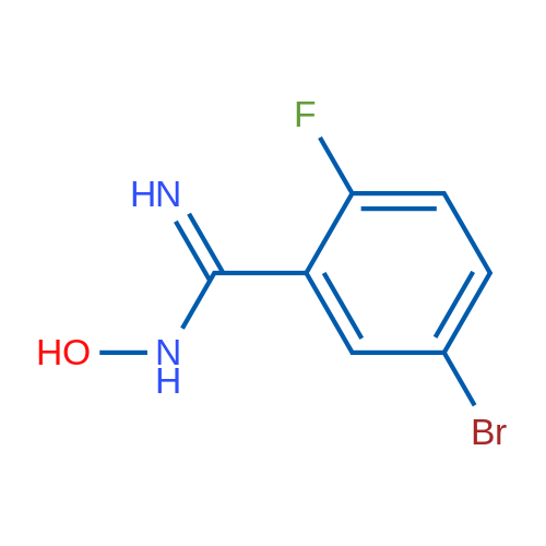 5-Bromo-2-fluoro-N-hydroxybenzimidamide 5g