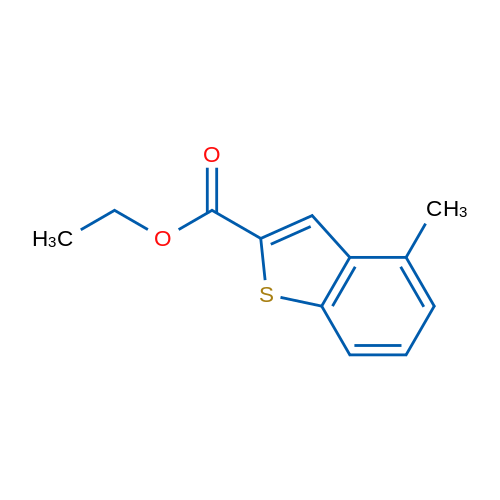 Ethyl 4-methylbenzo[b]thiophene-2-carboxylate 1g