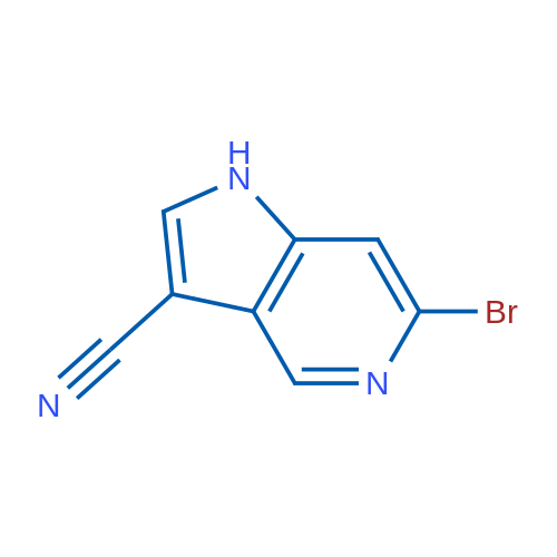 6-Bromo-1H-pyrrolo[3,2-c]pyridine-3-carbonitrile 1g