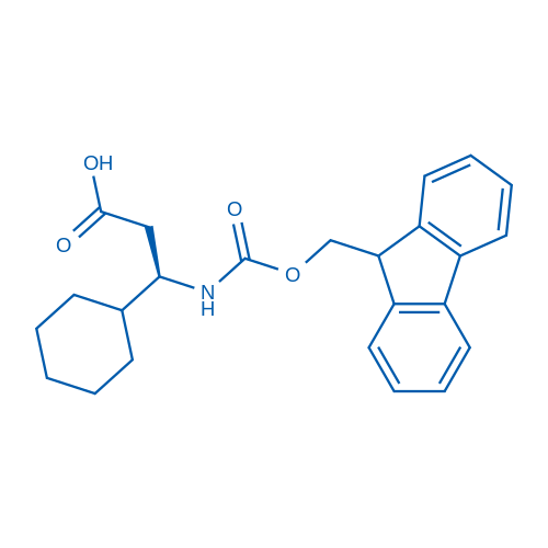 (R)-3-((((9H-Fluoren-9-yl)methoxy)carbonyl)amino)-3-cyclohexylpropanoic acid 100mg