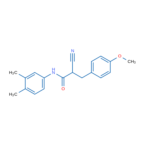 2-Cyano-N-(3,4-dimethylphenyl)-3-(4-methoxyphenyl)propanamide 1g