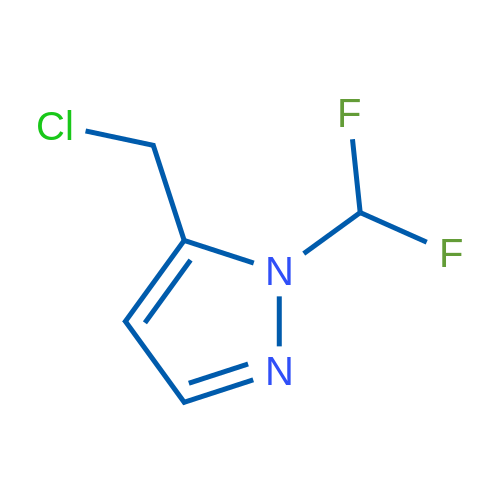 5-(Chloromethyl)-1-(difluoromethyl)-1H-pyrazole 1g