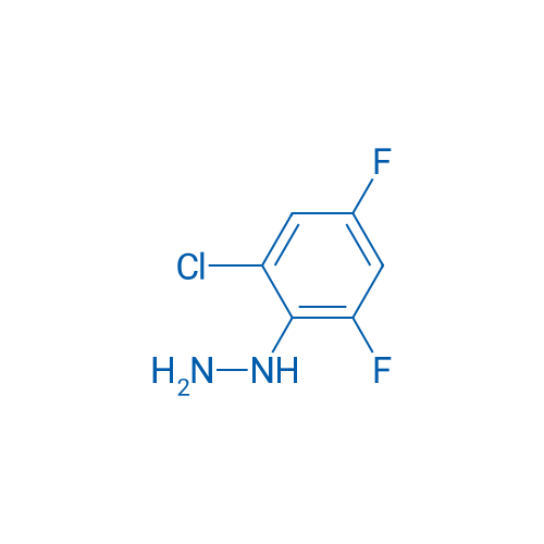 (2-Chloro-4,6-difluorophenyl)hydrazine 250mg