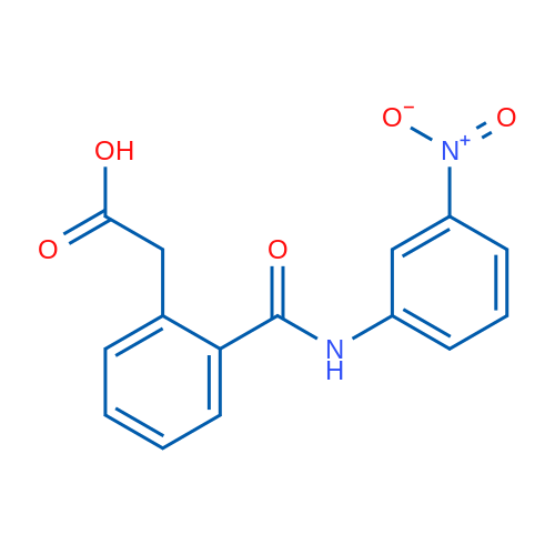 2-{2-[(3-nitrophenyl)carbamoyl]phenyl}acetic acid 1g