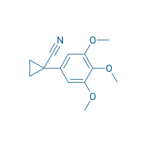 1-(3,4,5-Trimethoxyphenyl)cyclopropane-1-carbonitrile 250mg
