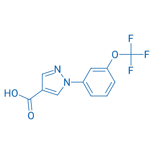 1-(3-(Trifluoromethoxy)phenyl)-1H-pyrazole-4-carboxylic acid 100mg